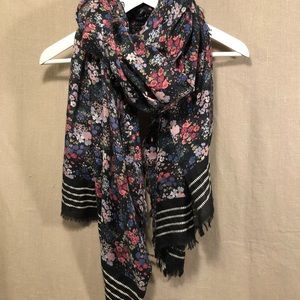 Floral/stripe scarf from GAP